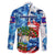 Sea Turtle Belize Family Matching Long Sleeve Bodycon Dress and Hawaiian Shirt Ocean Soul Tropical Spirit