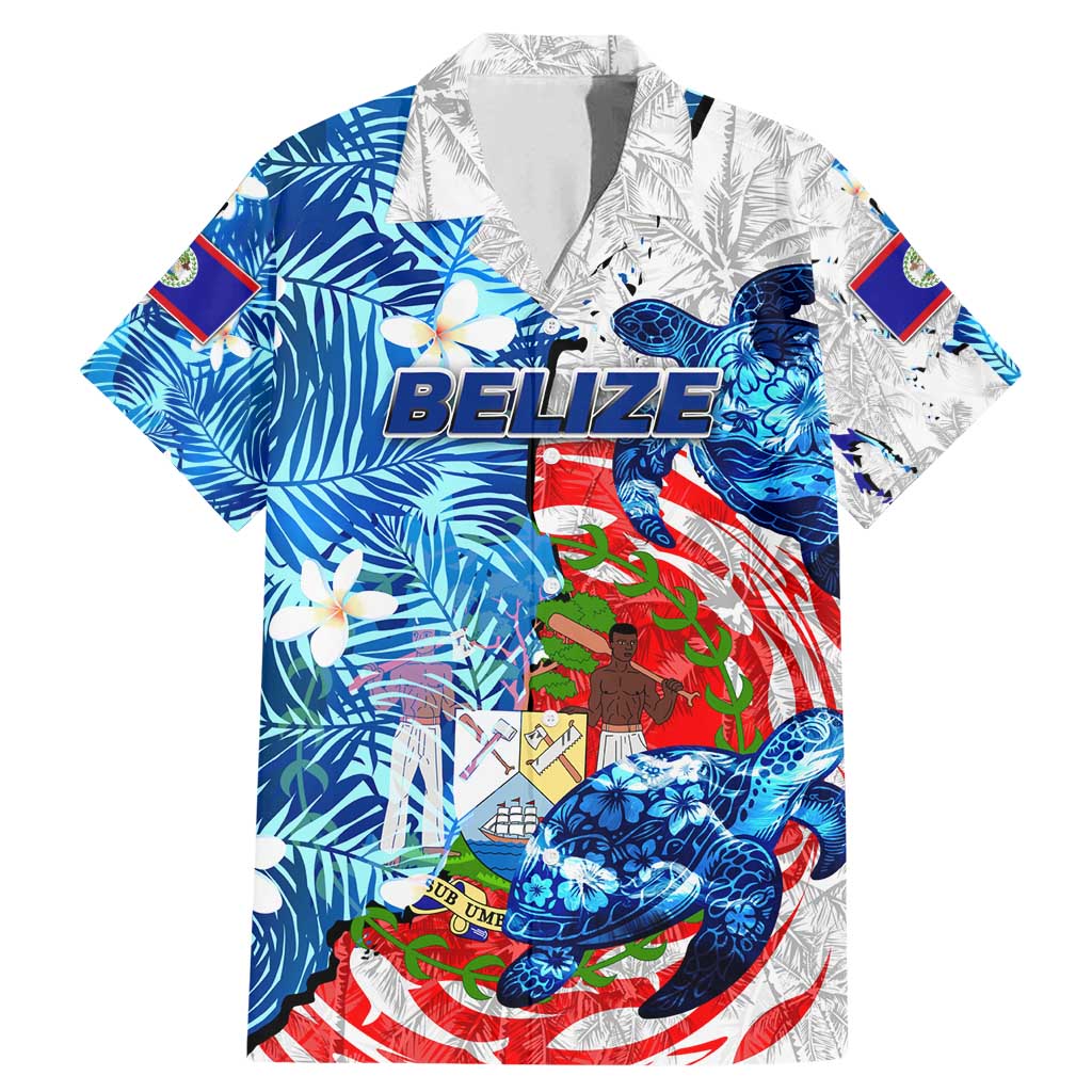 Sea Turtle Belize Family Matching Mermaid Dress and Hawaiian Shirt Ocean Soul Tropical Spirit