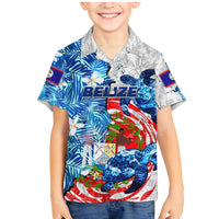 Sea Turtle Belize Family Matching Mermaid Dress and Hawaiian Shirt Ocean Soul Tropical Spirit