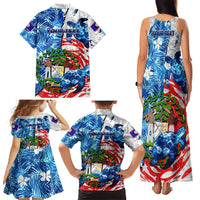 Sea Turtle Belize Family Matching Tank Maxi Dress and Hawaiian Shirt Ocean Soul Tropical Spirit