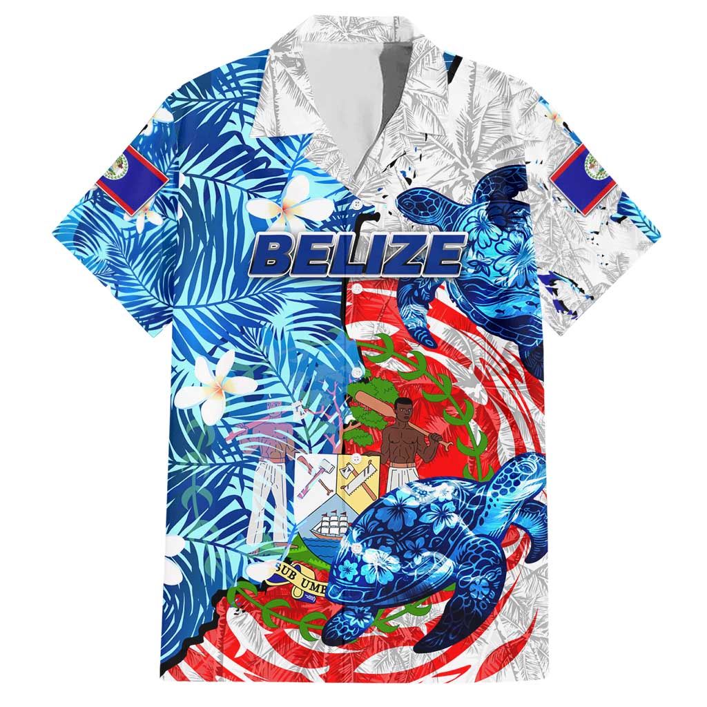 Sea Turtle Belize Hawaiian Shirt Ocean Soul Tropical Spirit
