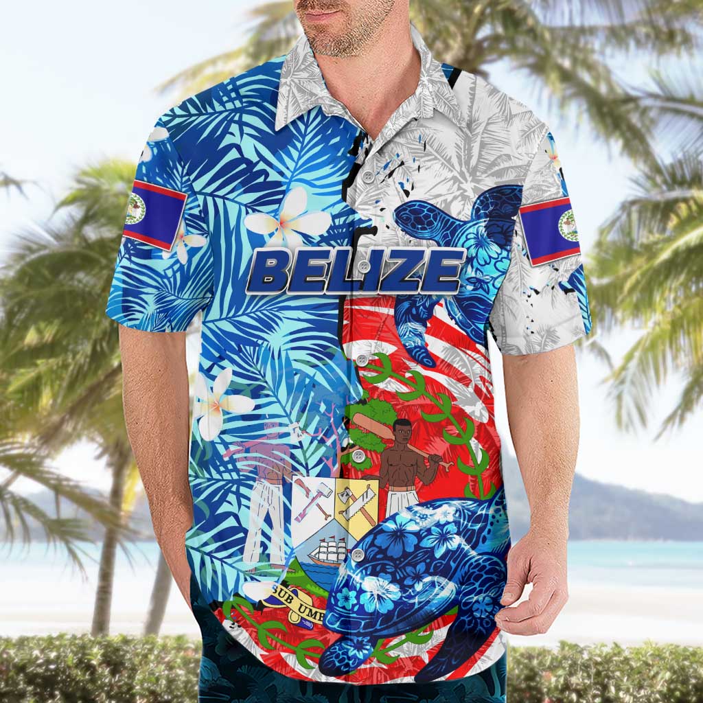 Sea Turtle Belize Hawaiian Shirt Ocean Soul Tropical Spirit