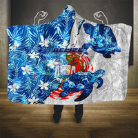 Sea Turtle Belize Hooded Blanket Ocean Soul Tropical Spirit
