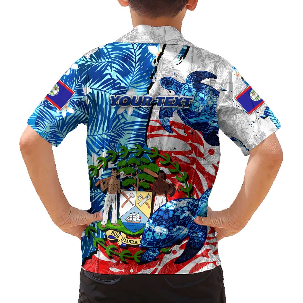 Sea Turtle Belize Kid Hawaiian Shirt Ocean Soul Tropical Spirit