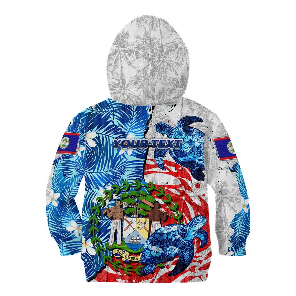 Sea Turtle Belize Kid Hoodie Ocean Soul Tropical Spirit