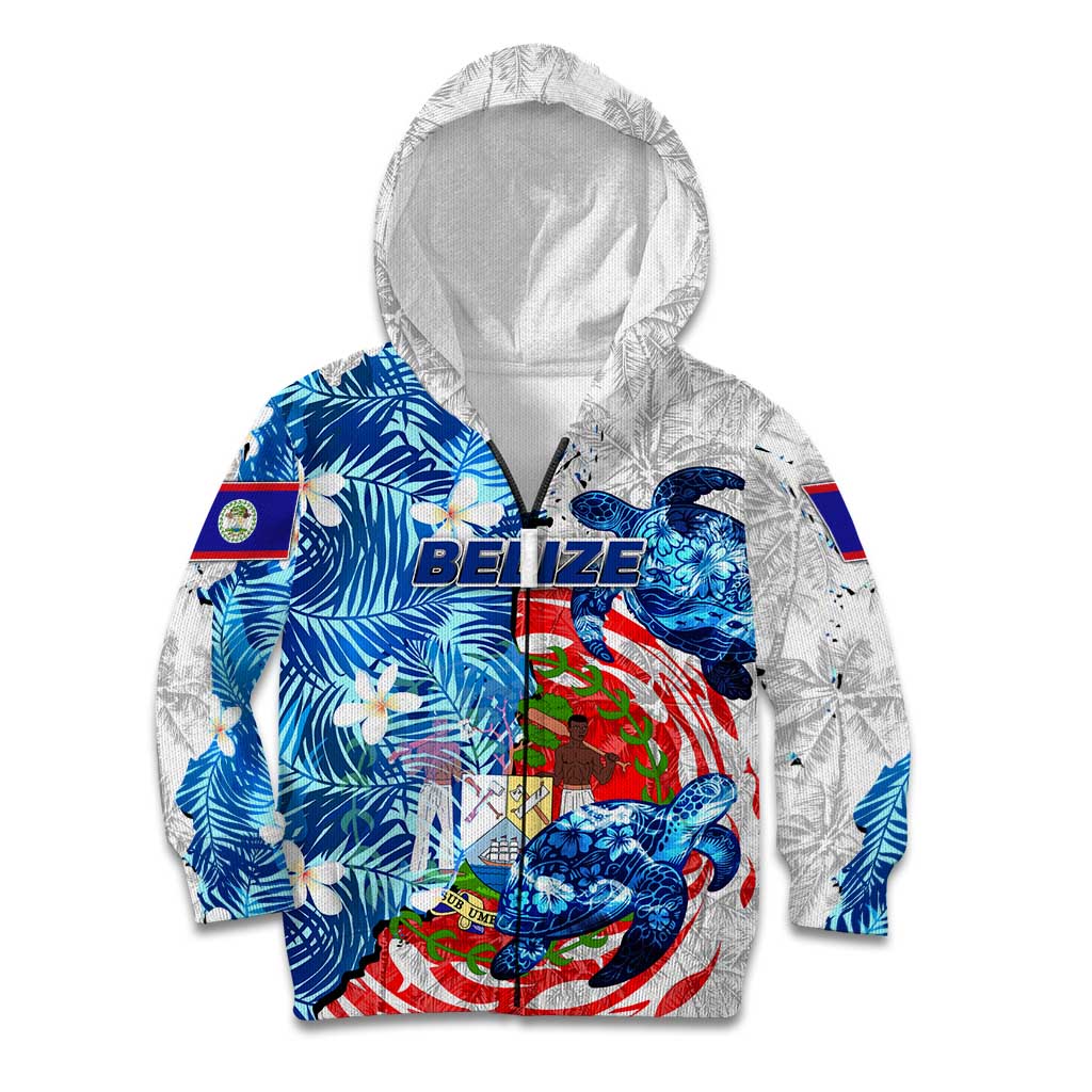 Sea Turtle Belize Kid Hoodie Ocean Soul Tropical Spirit