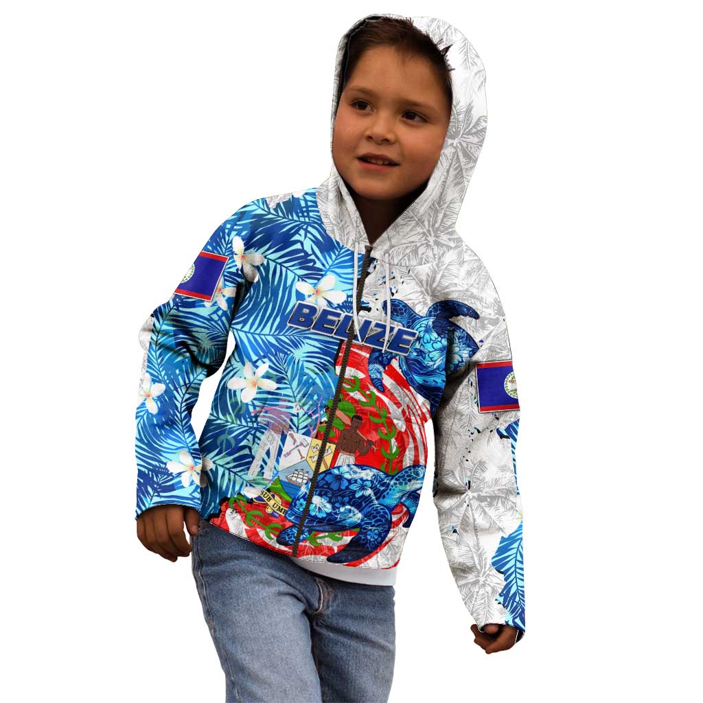 Sea Turtle Belize Kid Hoodie Ocean Soul Tropical Spirit