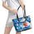 Sea Turtle Belize Leather Tote Bag Ocean Soul Tropical Spirit