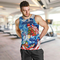 Sea Turtle Belize Men Tank Top Ocean Soul Tropical Spirit