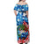 Sea Turtle Belize Off Shoulder Maxi Dress Ocean Soul Tropical Spirit