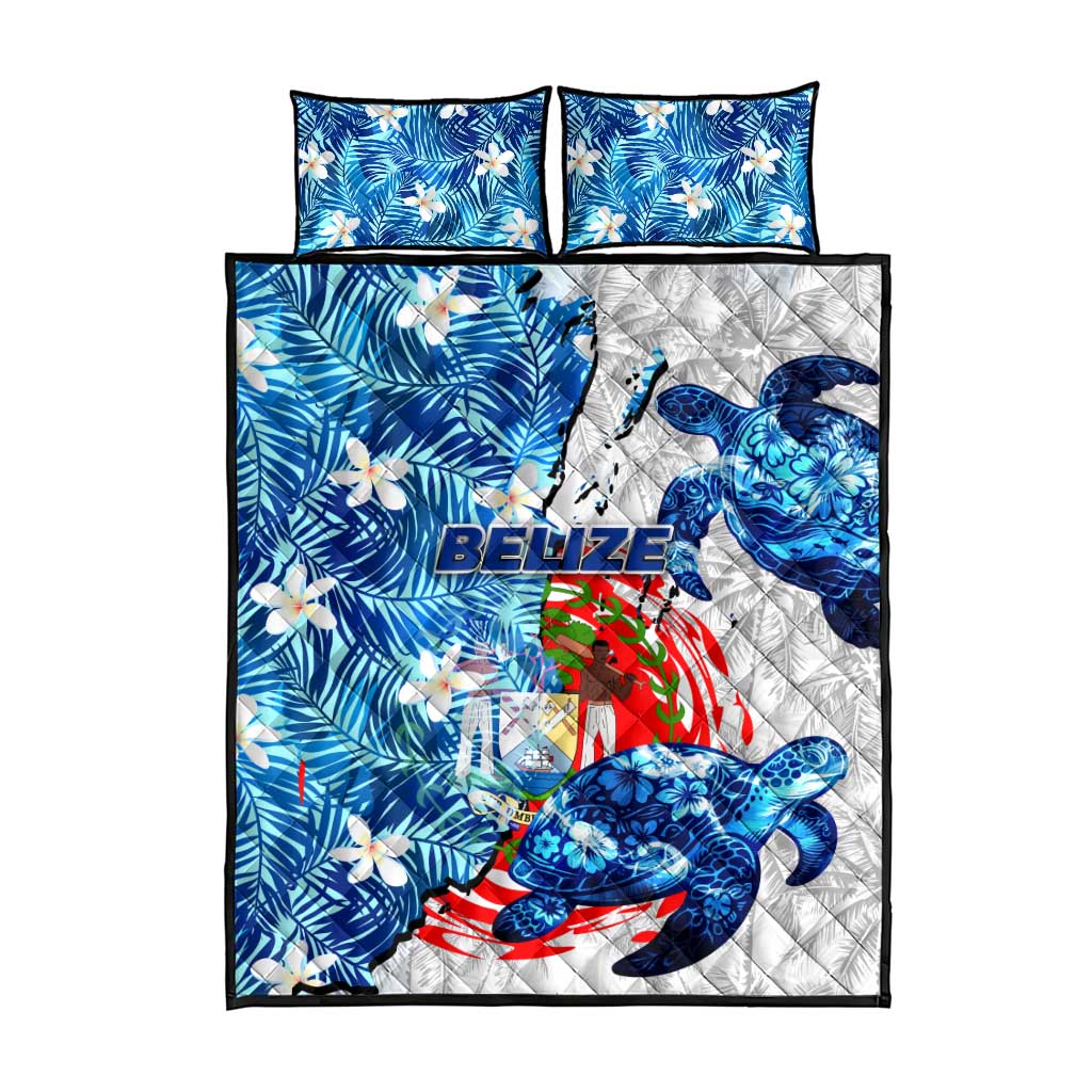 Sea Turtle Belize Quilt Bed Set Ocean Soul Tropical Spirit