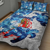 Sea Turtle Belize Quilt Bed Set Ocean Soul Tropical Spirit