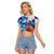 Sea Turtle Belize Raglan Cropped T Shirt Ocean Soul Tropical Spirit