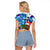 Sea Turtle Belize Raglan Cropped T Shirt Ocean Soul Tropical Spirit