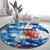 Sea Turtle Belize Round Carpet Ocean Soul Tropical Spirit