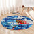 Sea Turtle Belize Round Carpet Ocean Soul Tropical Spirit