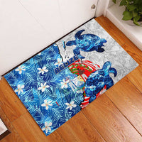 Sea Turtle Belize Rubber Doormat Ocean Soul Tropical Spirit