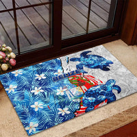 Sea Turtle Belize Rubber Doormat Ocean Soul Tropical Spirit