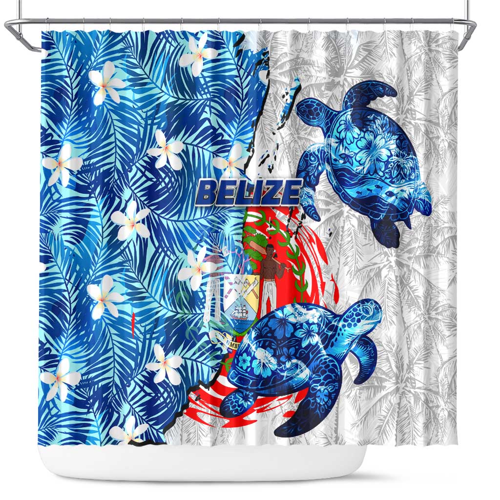 Sea Turtle Belize Shower Curtain Ocean Soul Tropical Spirit
