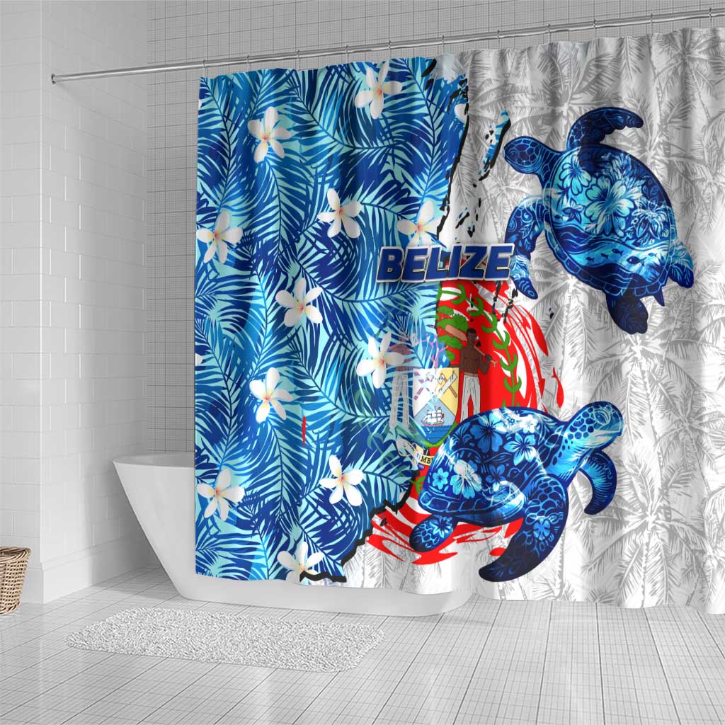 Sea Turtle Belize Shower Curtain Ocean Soul Tropical Spirit