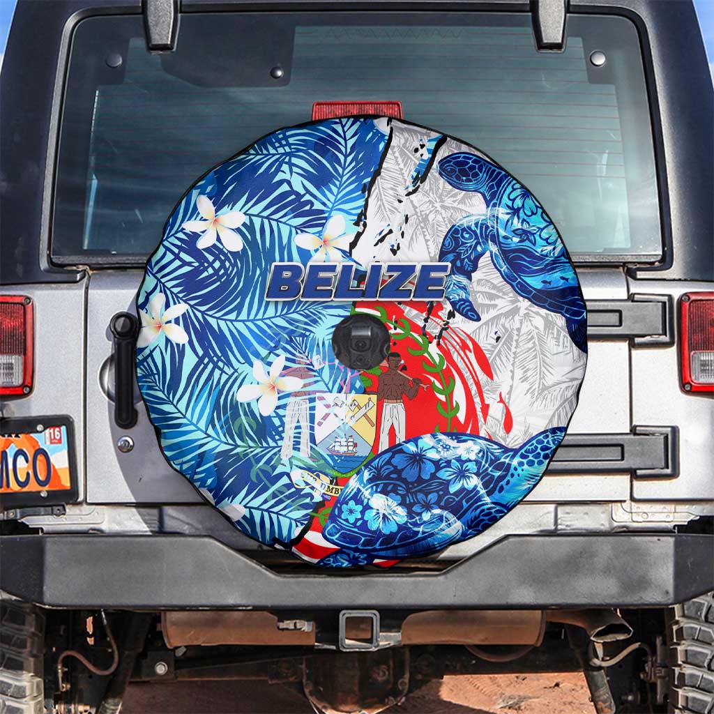 Sea Turtle Belize Spare Tire Cover Ocean Soul Tropical Spirit