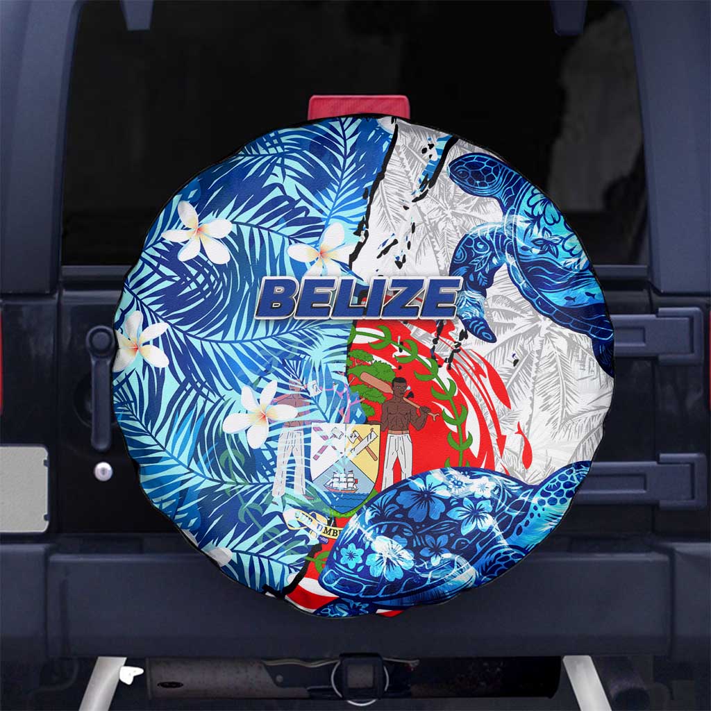 Sea Turtle Belize Spare Tire Cover Ocean Soul Tropical Spirit