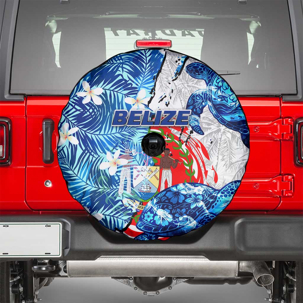 Sea Turtle Belize Spare Tire Cover Ocean Soul Tropical Spirit