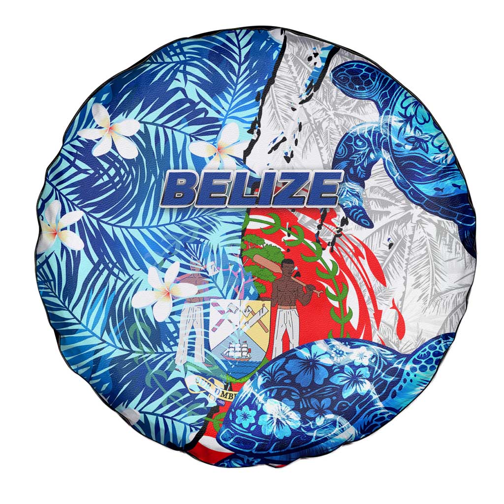 Sea Turtle Belize Spare Tire Cover Ocean Soul Tropical Spirit