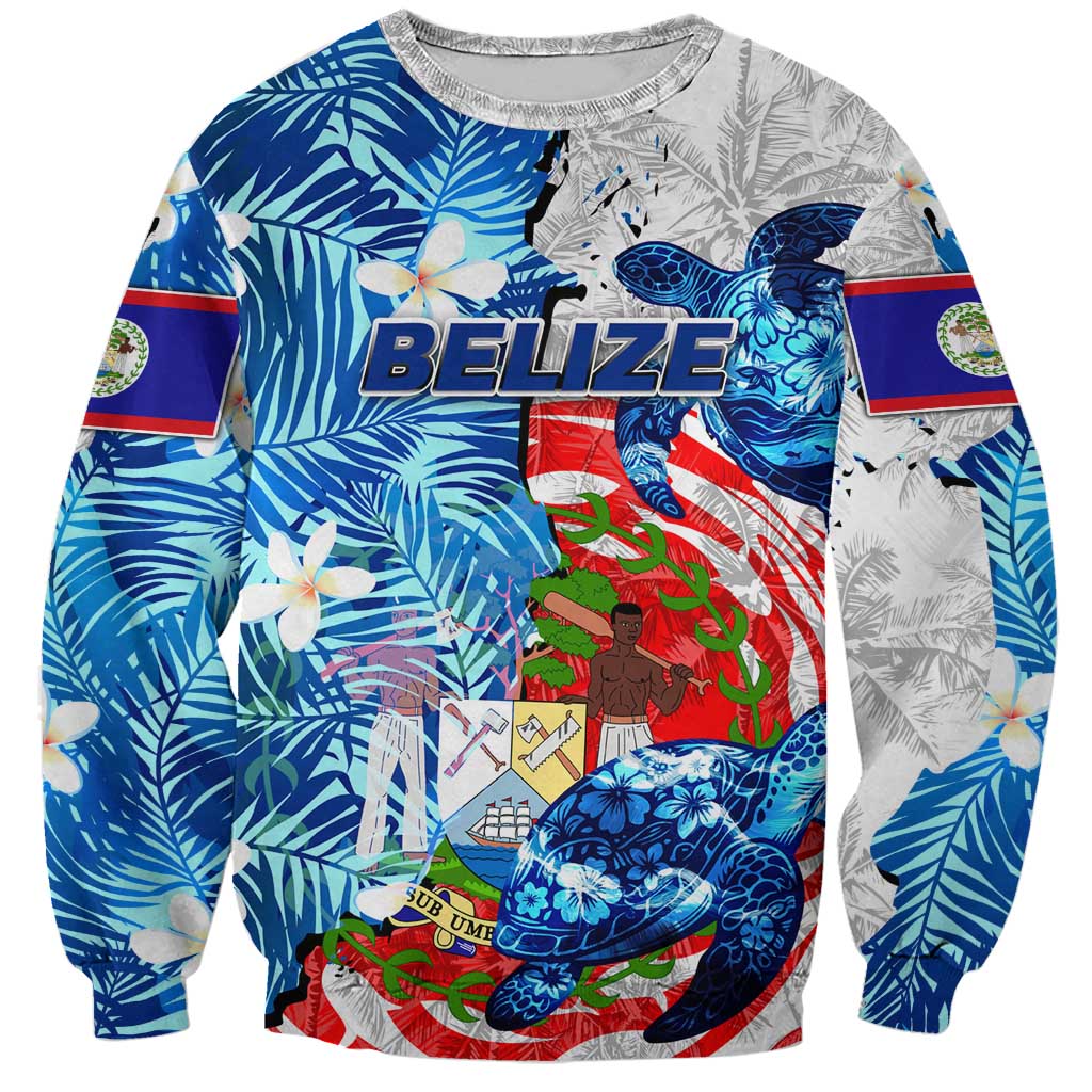 Sea Turtle Belize Sweatshirt Ocean Soul Tropical Spirit