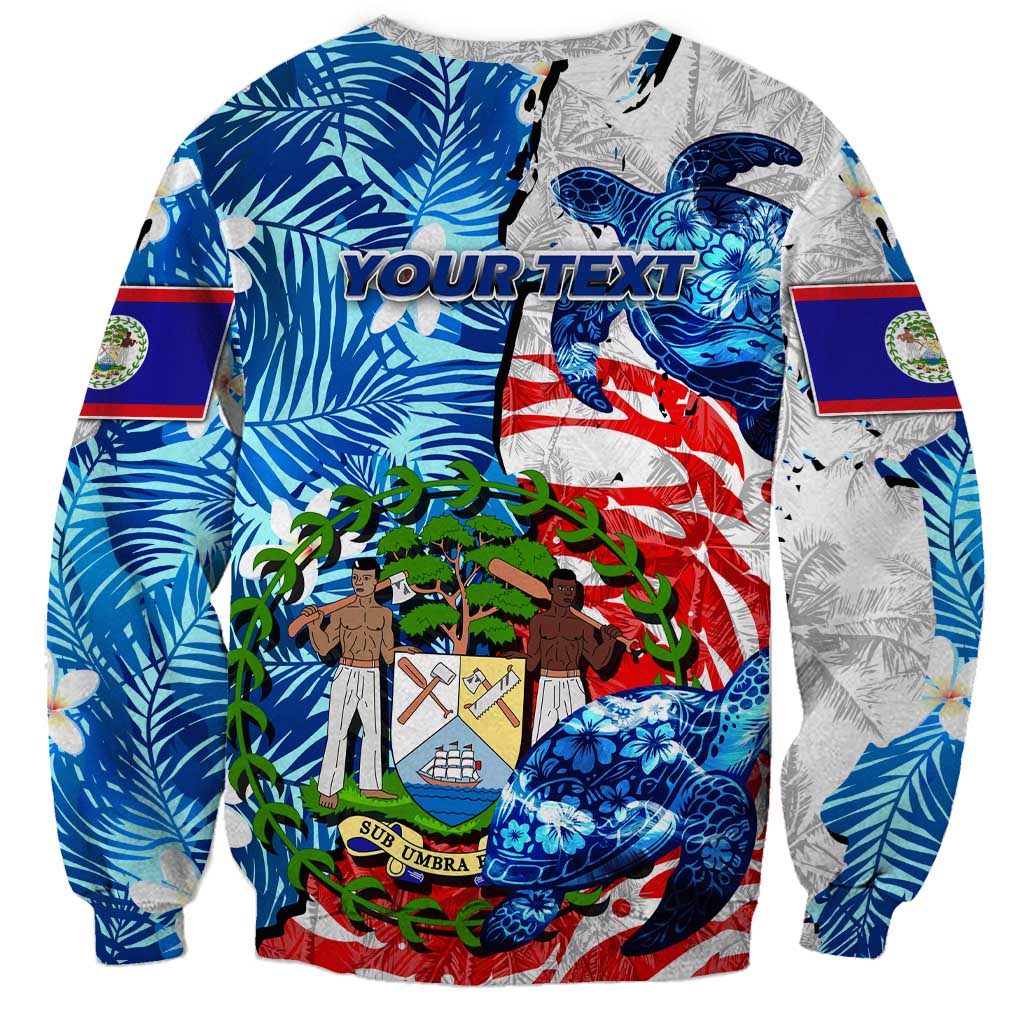 Sea Turtle Belize Sweatshirt Ocean Soul Tropical Spirit