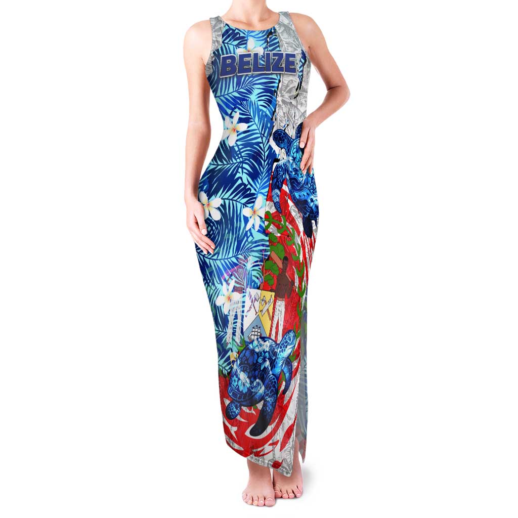 Sea Turtle Belize Tank Maxi Dress Ocean Soul Tropical Spirit