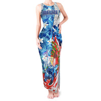 Sea Turtle Belize Tank Maxi Dress Ocean Soul Tropical Spirit