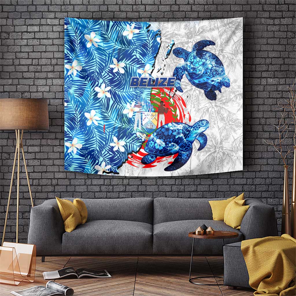 Sea Turtle Belize Tapestry Ocean Soul Tropical Spirit
