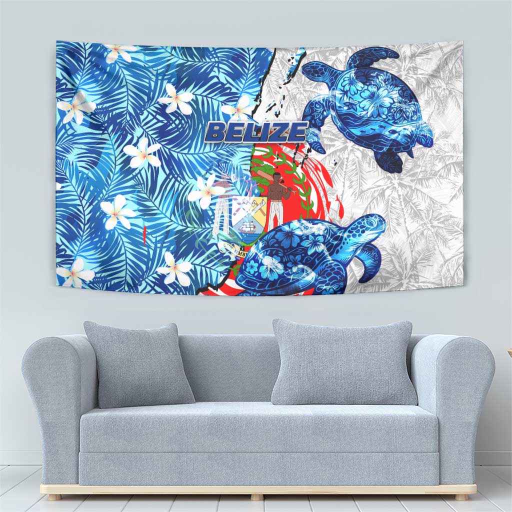 Sea Turtle Belize Tapestry Ocean Soul Tropical Spirit