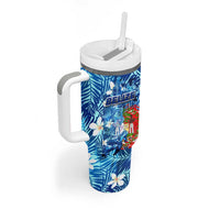 Sea Turtle Belize Tumbler With Handle Ocean Soul Tropical Spirit