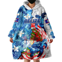 Sea Turtle Belize Wearable Blanket Hoodie Ocean Soul Tropical Spirit
