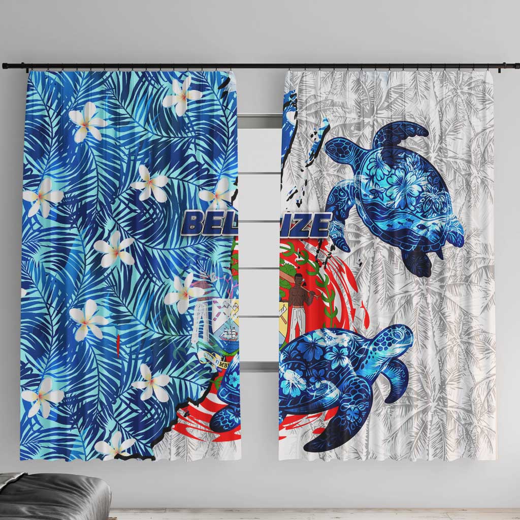 Sea Turtle Belize Window Curtain Ocean Soul Tropical Spirit