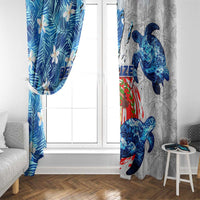 Sea Turtle Belize Window Curtain Ocean Soul Tropical Spirit