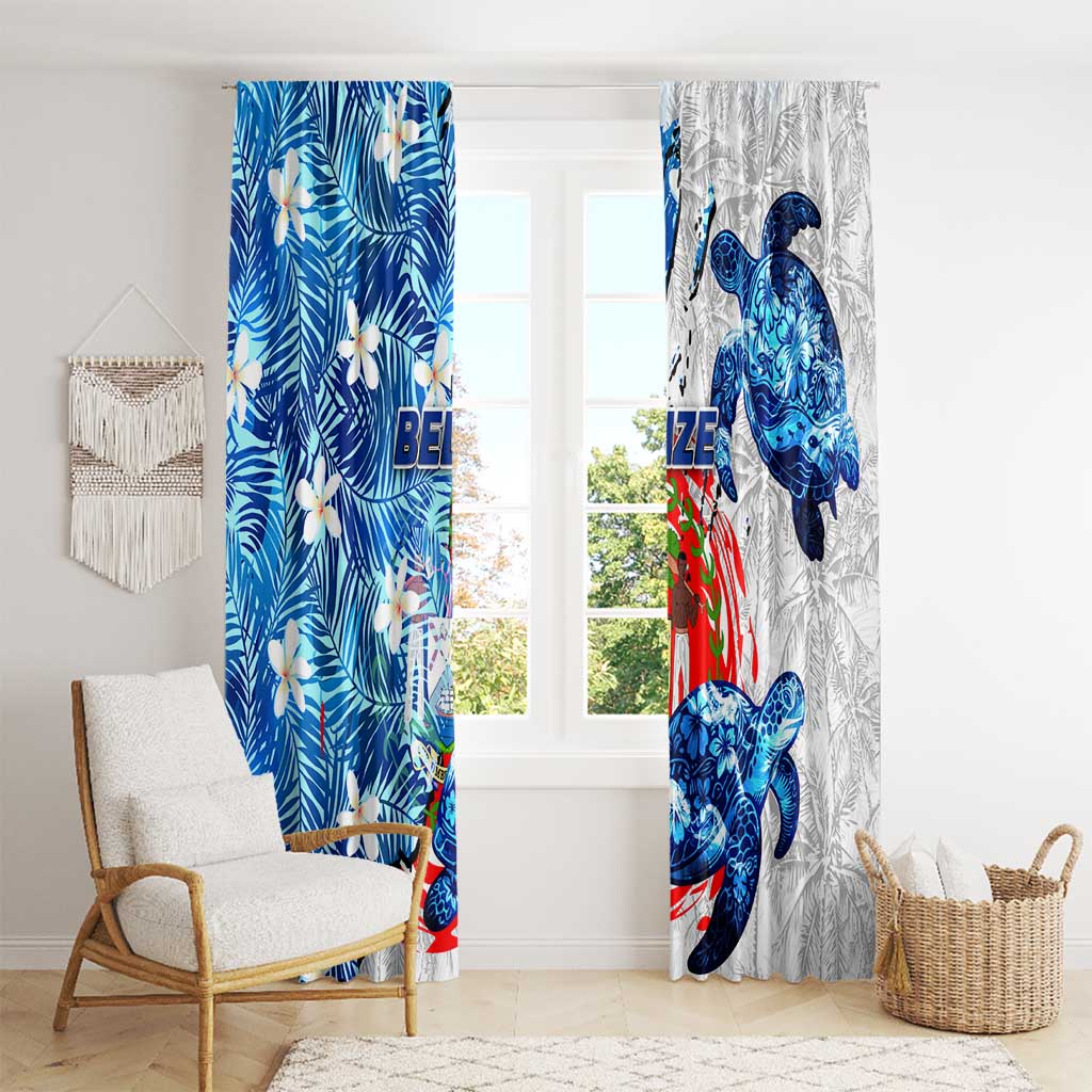Sea Turtle Belize Window Curtain Ocean Soul Tropical Spirit