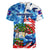 Sea Turtle Belize Women V-Neck T-Shirt Ocean Soul Tropical Spirit