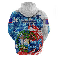 Sea Turtle Belize Zip Hoodie Ocean Soul Tropical Spirit
