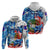 Sea Turtle Belize Zip Hoodie Ocean Soul Tropical Spirit