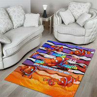 The Ocean Best Dad Area Rug Like Marlin Happy Fathers Day To a True Hero - Wonder Print Shop