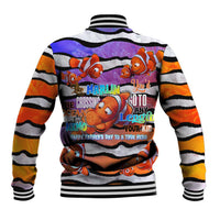 The Ocean Best Dad Baseball Jacket Like Marlin Happy Fathers Day To a True Hero - Wonder Print Shop