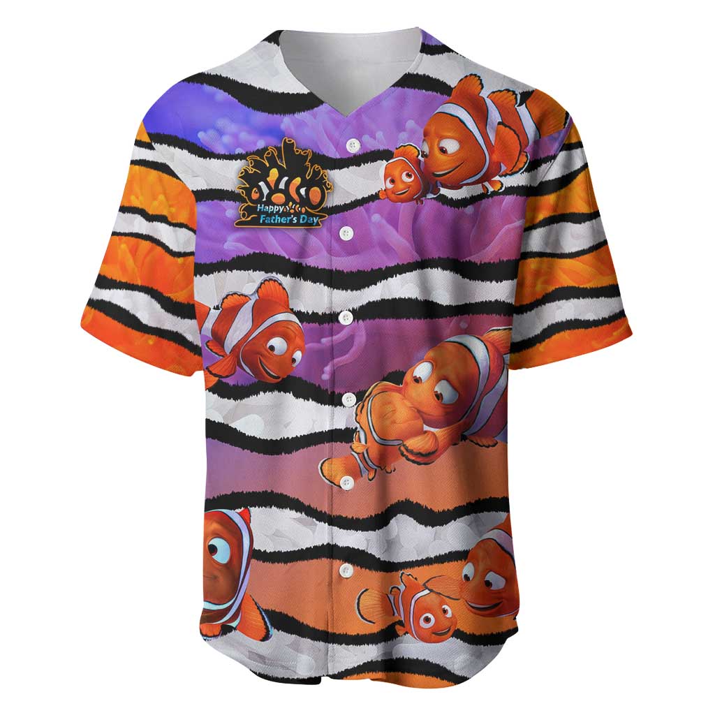 The Ocean Best Dad Baseball Jersey Like Marlin Happy Fathers Day To a True Hero - Wonder Print Shop
