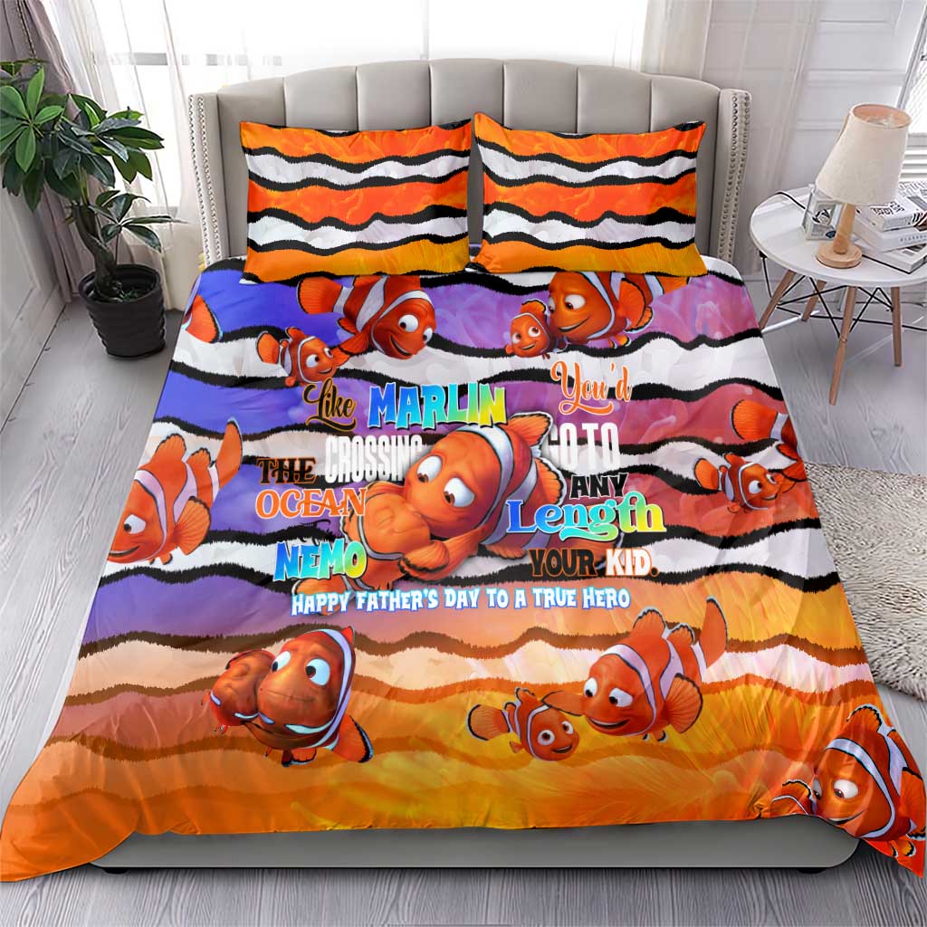 The Ocean Best Dad Bedding Set Like Marlin Happy Fathers Day To a True Hero - Wonder Print Shop