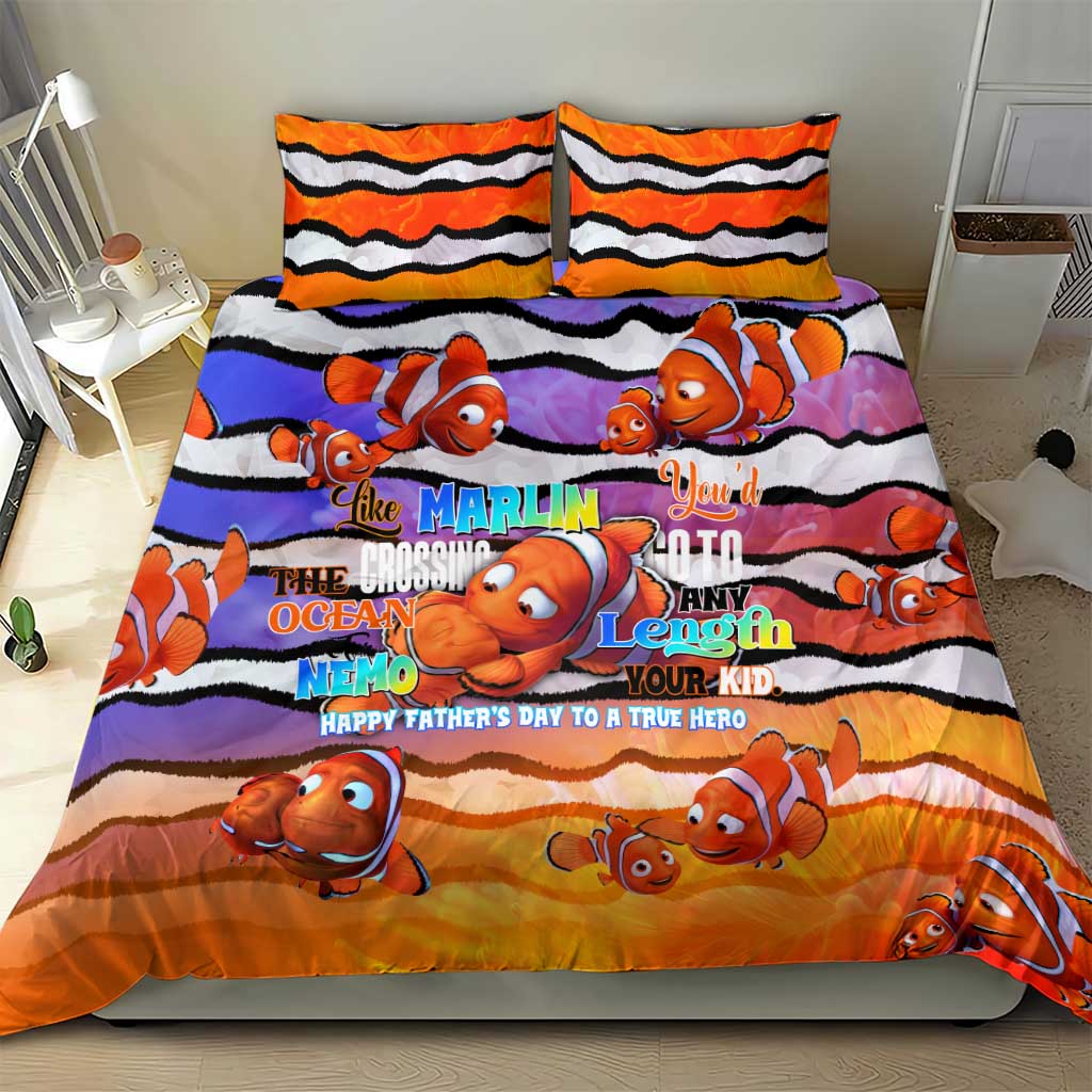 The Ocean Best Dad Bedding Set Like Marlin Happy Fathers Day To a True Hero - Wonder Print Shop
