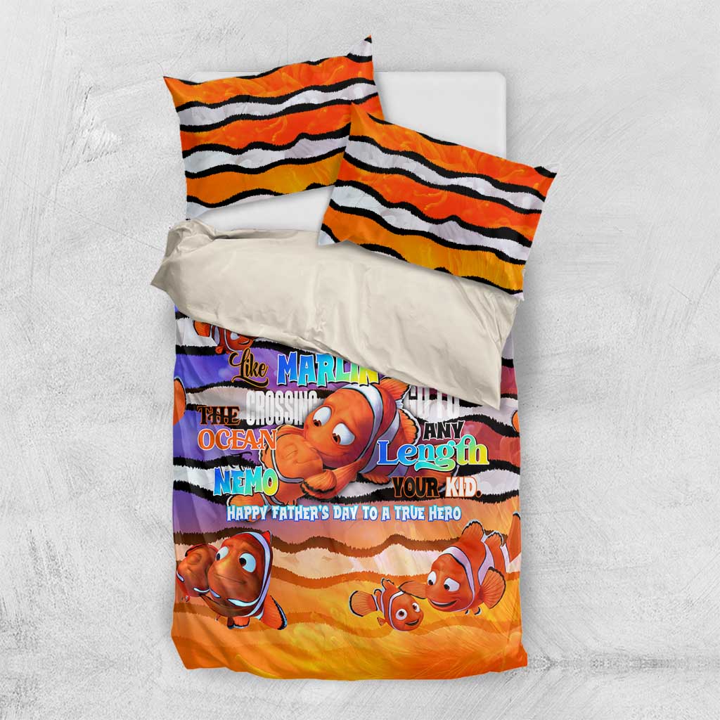 The Ocean Best Dad Bedding Set Like Marlin Happy Fathers Day To a True Hero - Wonder Print Shop