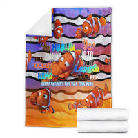 The Ocean Best Dad Blanket Like Marlin Happy Fathers Day To a True Hero - Wonder Print Shop