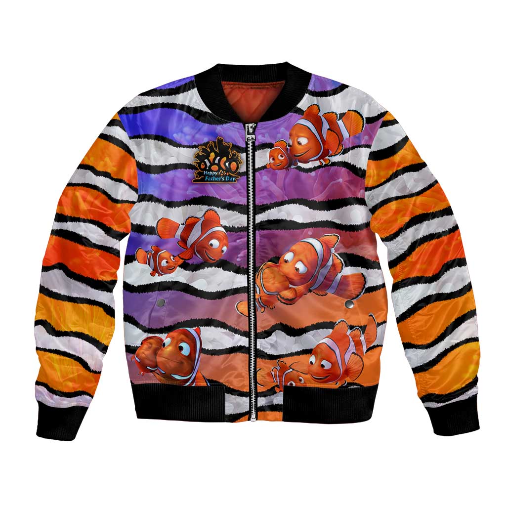The Ocean Best Dad Bomber Jacket Like Marlin Happy Fathers Day To a True Hero - Wonder Print Shop